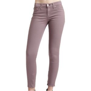 Rag & Bone Ankle Zipper Capris Mauve 27